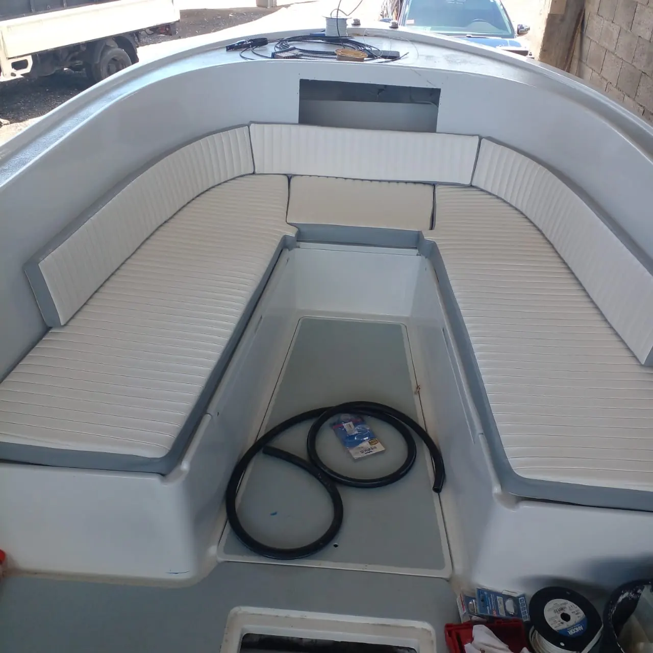 Completed cockpit with new upholstery and refinished surfaces by SXM Refinishing in St. Maarten